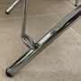 2x 90‘s Stuhl Stahl Leder Schwarz 8