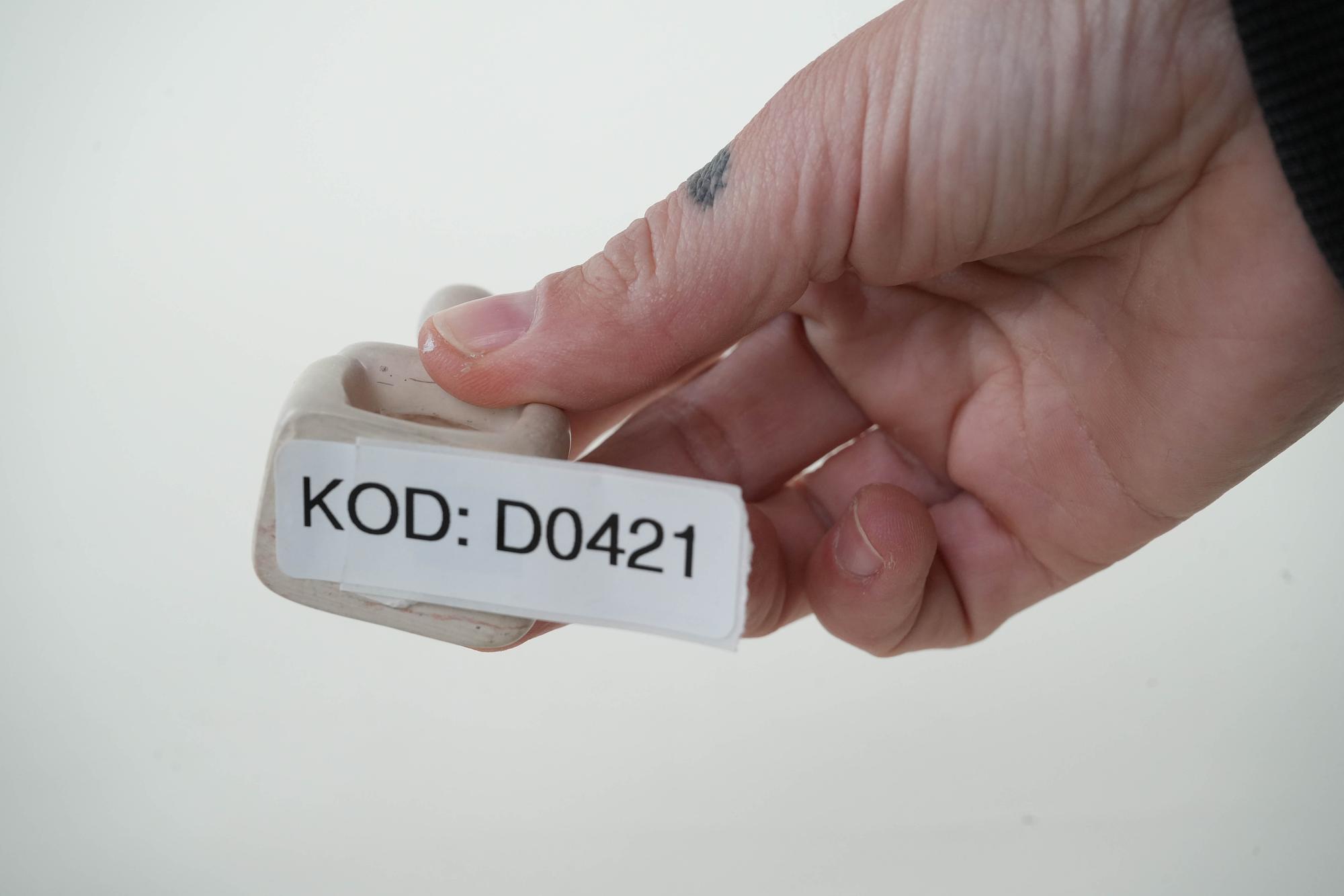 Abstract Sculpture Cream 1980s 5