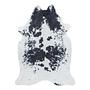 Skin Rug Etosha TypeD Black White 100x135cm 0