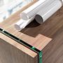 Sideboard Walnut wood Glass Brown 4