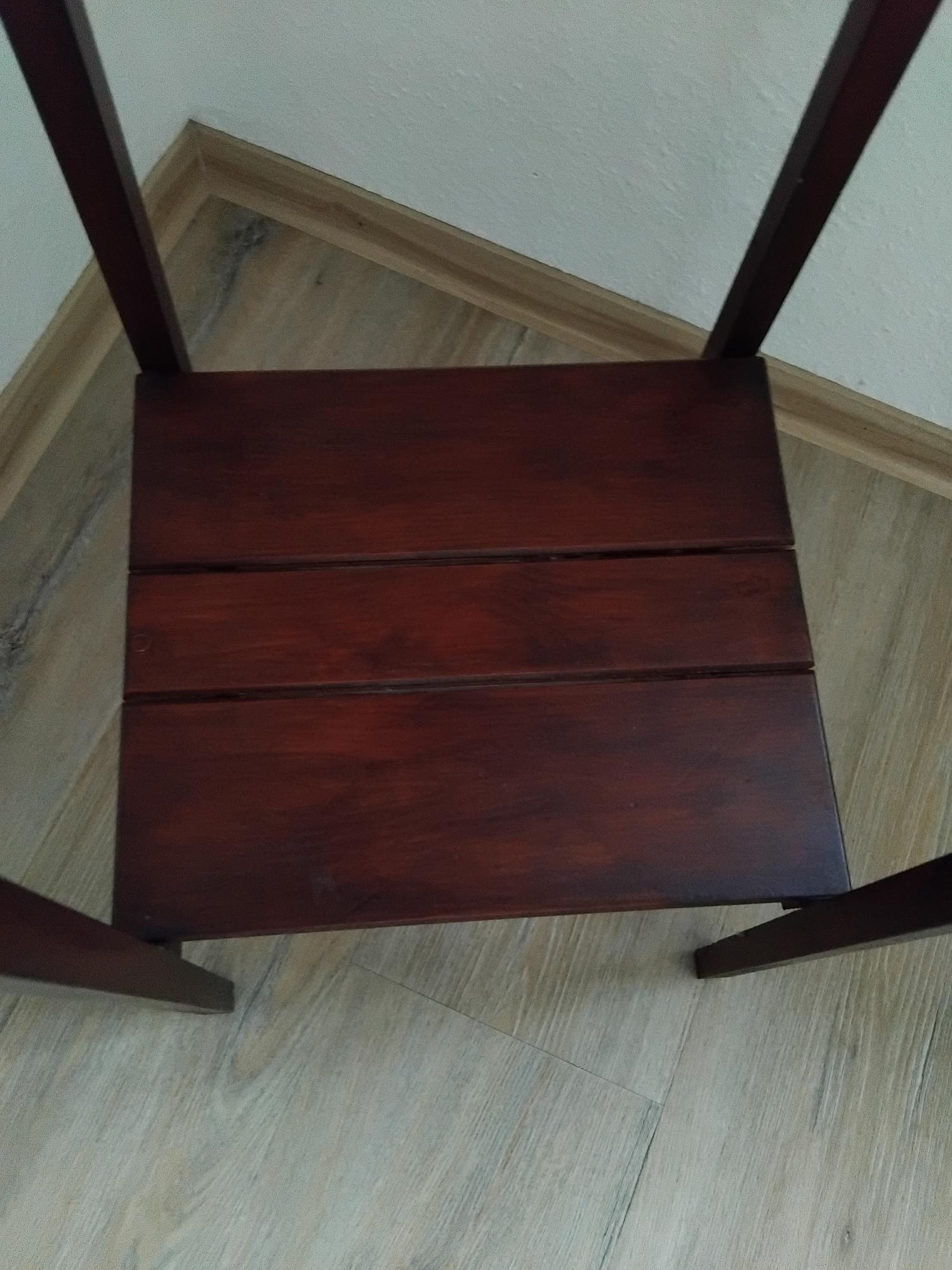 Plant stand wood brown 3