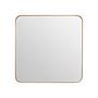 Tia Kleine Goldfinish Quadratische Wandspiegel
 0