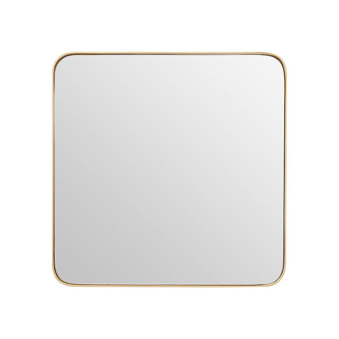 Tia Kleine Goldfinish Quadratische Wandspiegel
 0