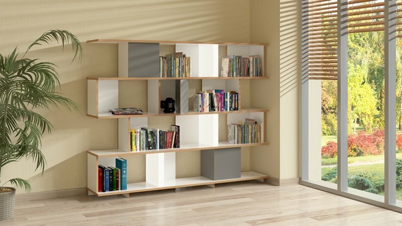 Stell Anbauregal Weiß 9