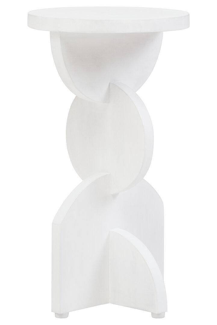 Walsa Beistelltisch Mangoholz Ridge Detail Whitewash 7
