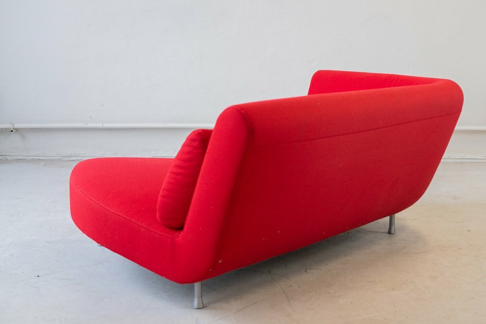 Vintage Yang Modulares Sofa Kvadrat Divina-Stoff Rot 5