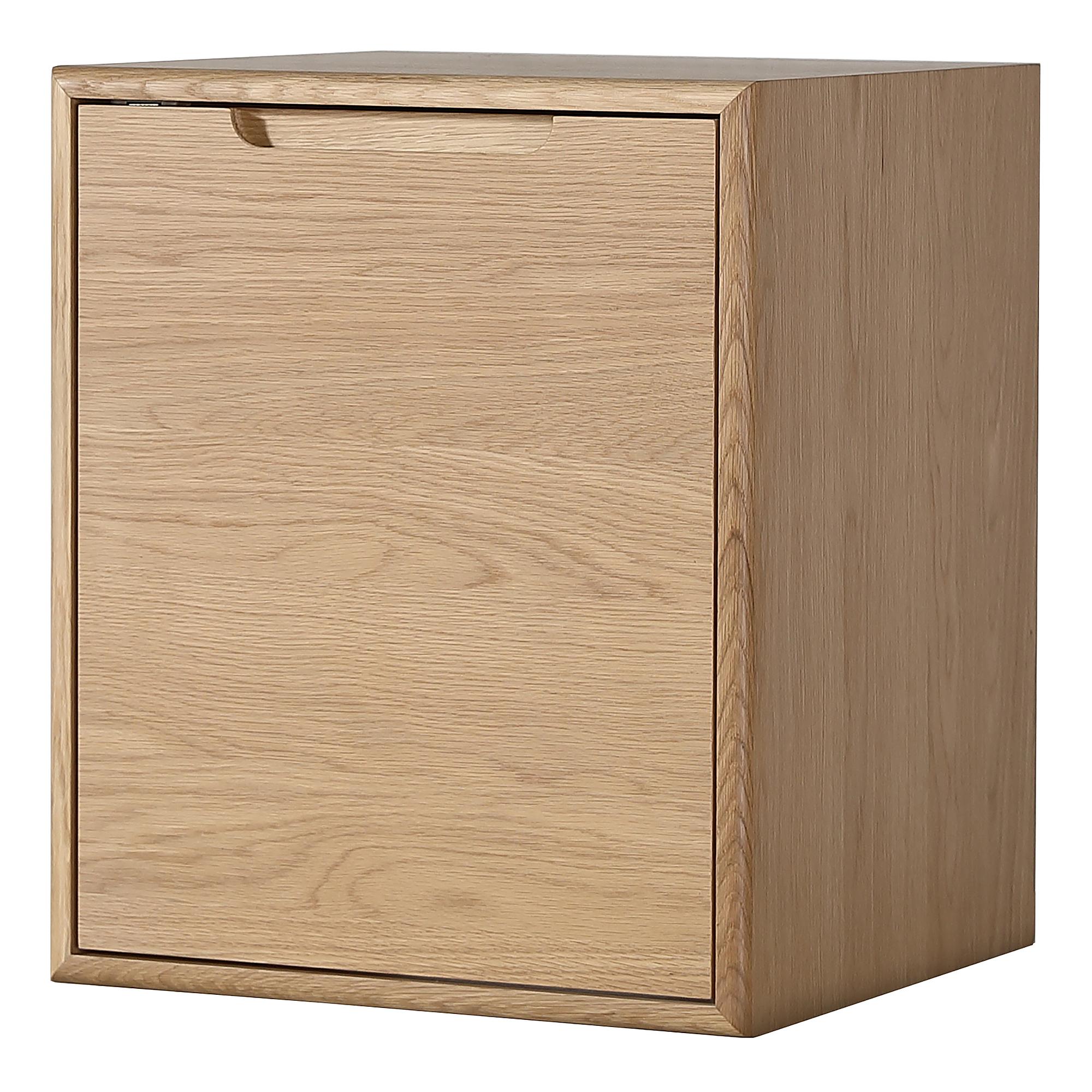 Jukki Hänge-Waschtisch Eiche Teilmassiv Braun 0