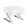 7007 Nightstand Chrome-plated steel White 0