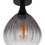 Ceiling light Olsen Type B Smoked glass Black 3
