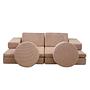 Puzzle Schlafsofa 2-Sitzer Pink 0