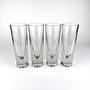 4x Vintage Limoncello Trinkglas Kristall Italien 1