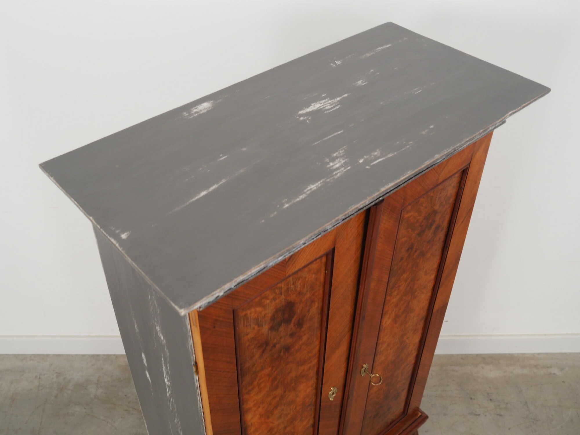 Vintage chest of drawers Pine wood Brown 1960s 7