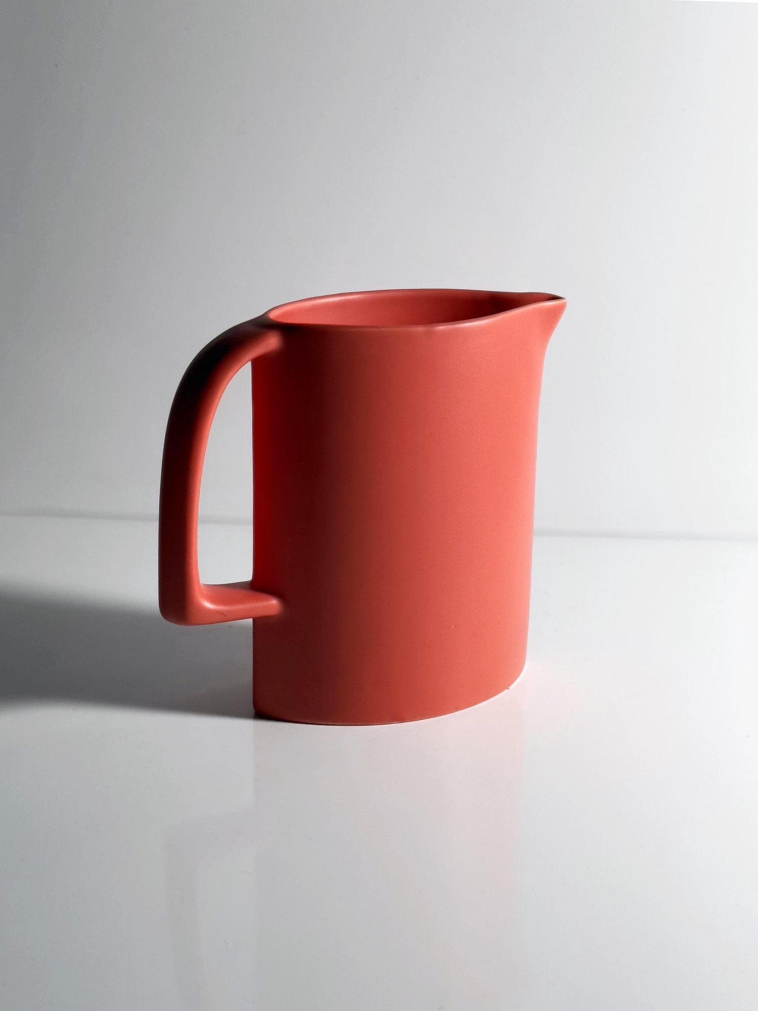 Vintage Carafe Orange 90s 3