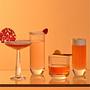 Cocktail Glass Big Top Set of 6 Glass Transparent 4