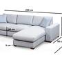 Loop 12 Corner sofa Grey 8