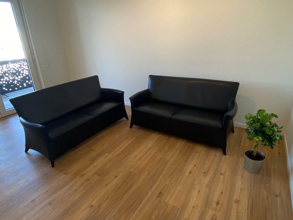 Alta Sofa Leder Schwarz 0
