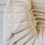 Togo Ecksofa Cord Beige 7
