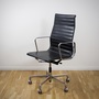 EA 119 Alu Chair Bürostuhl Leder Anthrazit 0