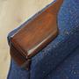 Lounge Chair Blue 1960s 11