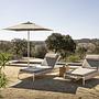 SCOOP Sun Lounger White Silver Cushion Cloud 4