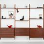 Teak Wood Shelf 1960s 1