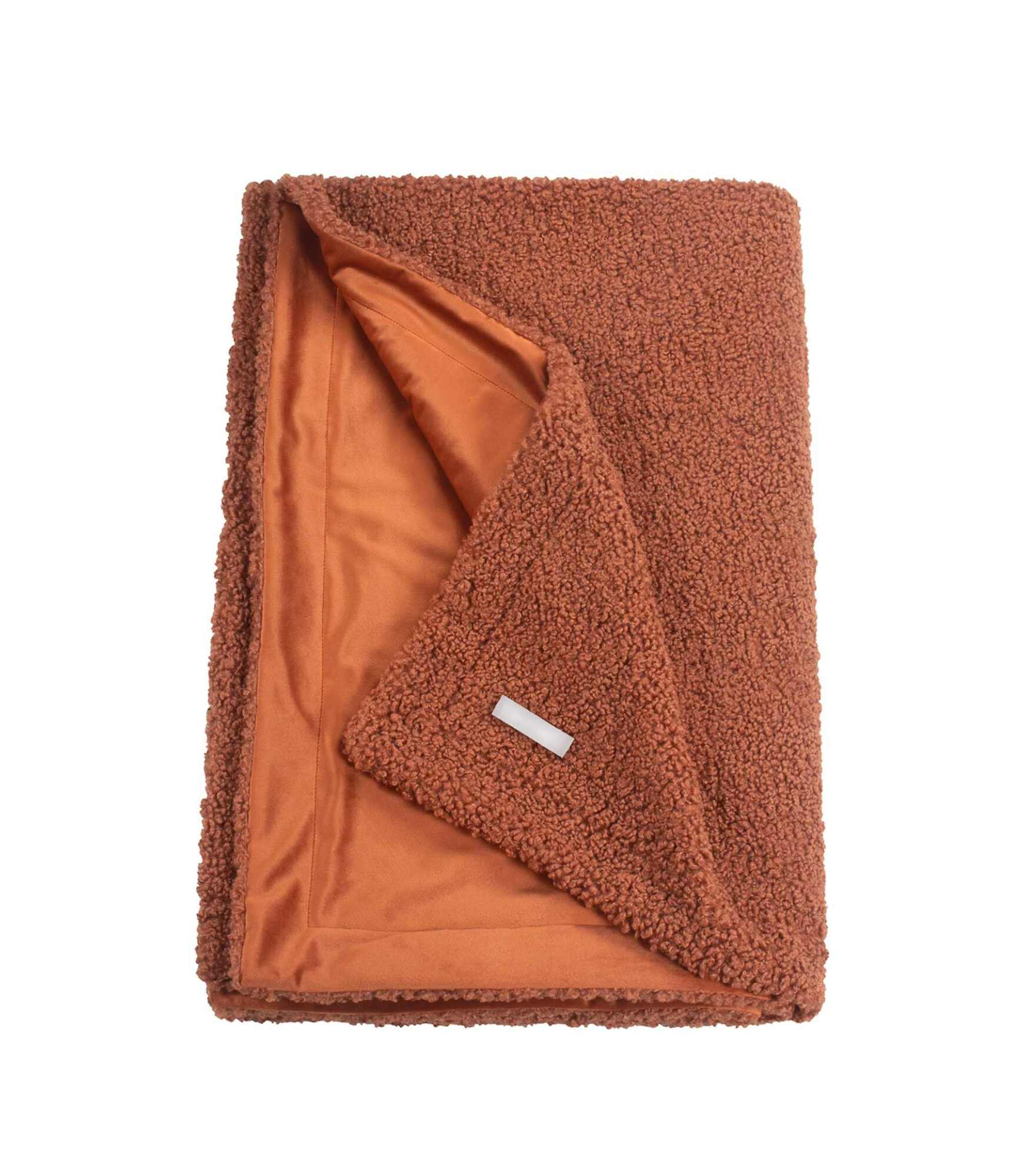 Plaid Teddystoff Rostrot 0