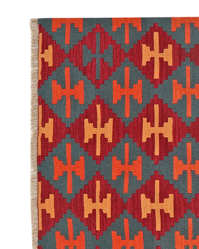 Kilim Gashgai Teppich Mehrfarbig 1