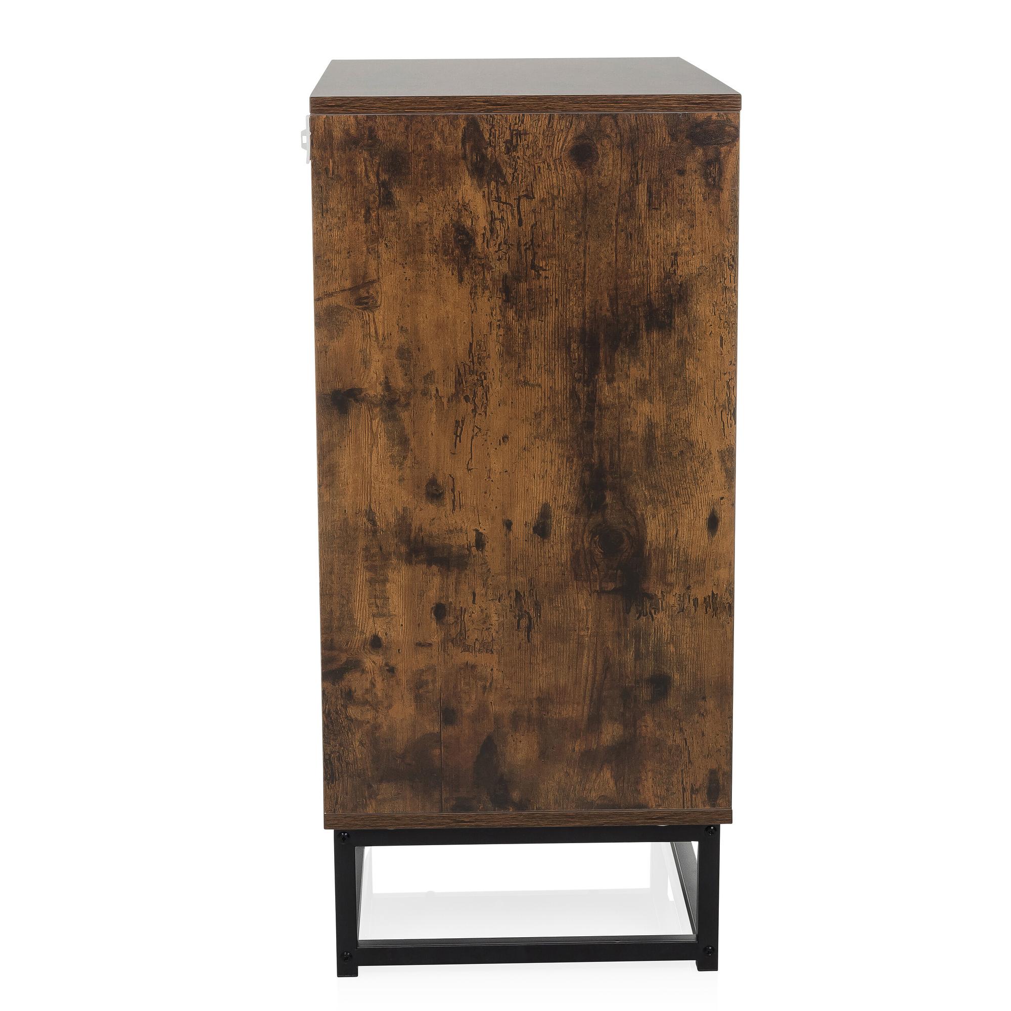 VINSTRA Kommode mit 4 Schubladen Braun 6