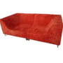 Dune Sofa Baumwolle Holz Orange 1