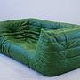 Togo Sofa 2-seater with armrest Pull-Up-Leather Green 1