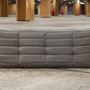 Togo Sofa 3-Sitzer Webstoff Warmgrau 3