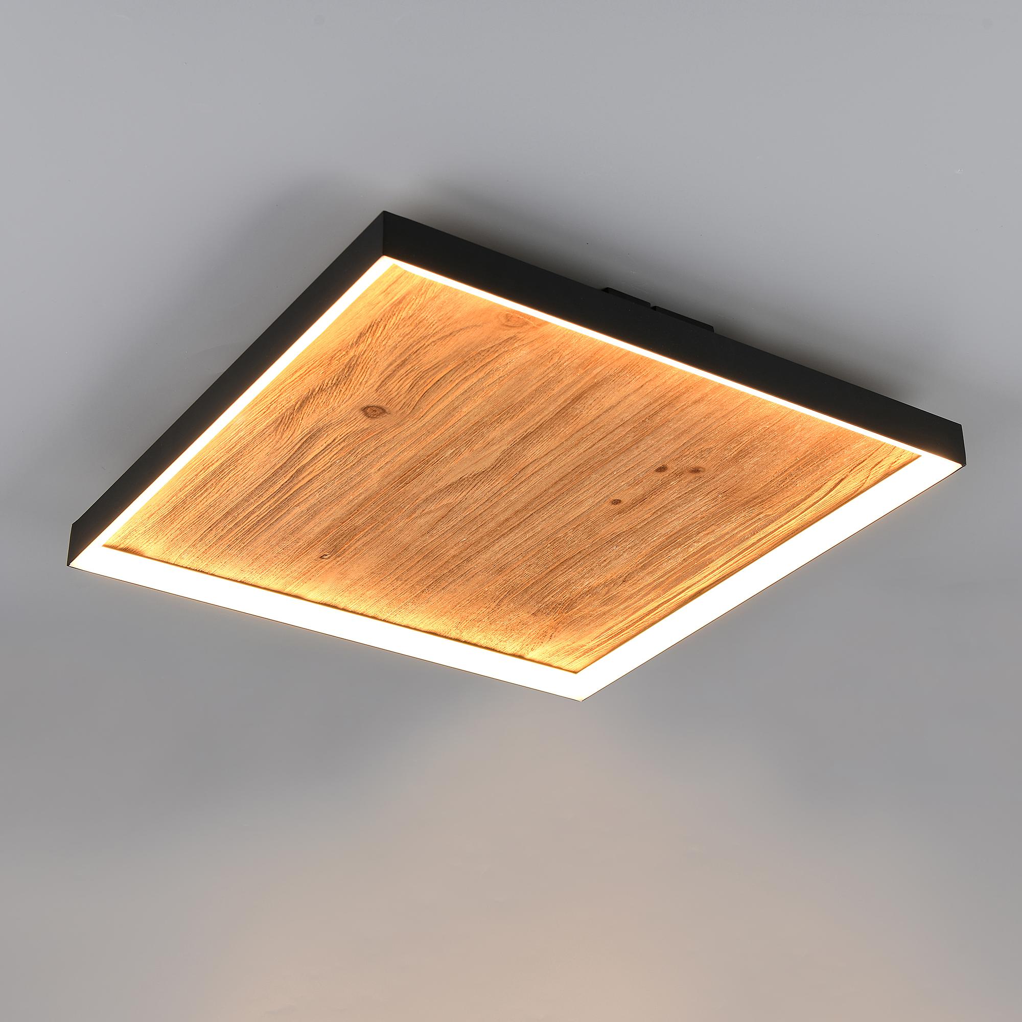 LED ceiling light Kalea 1-light pine iron 0