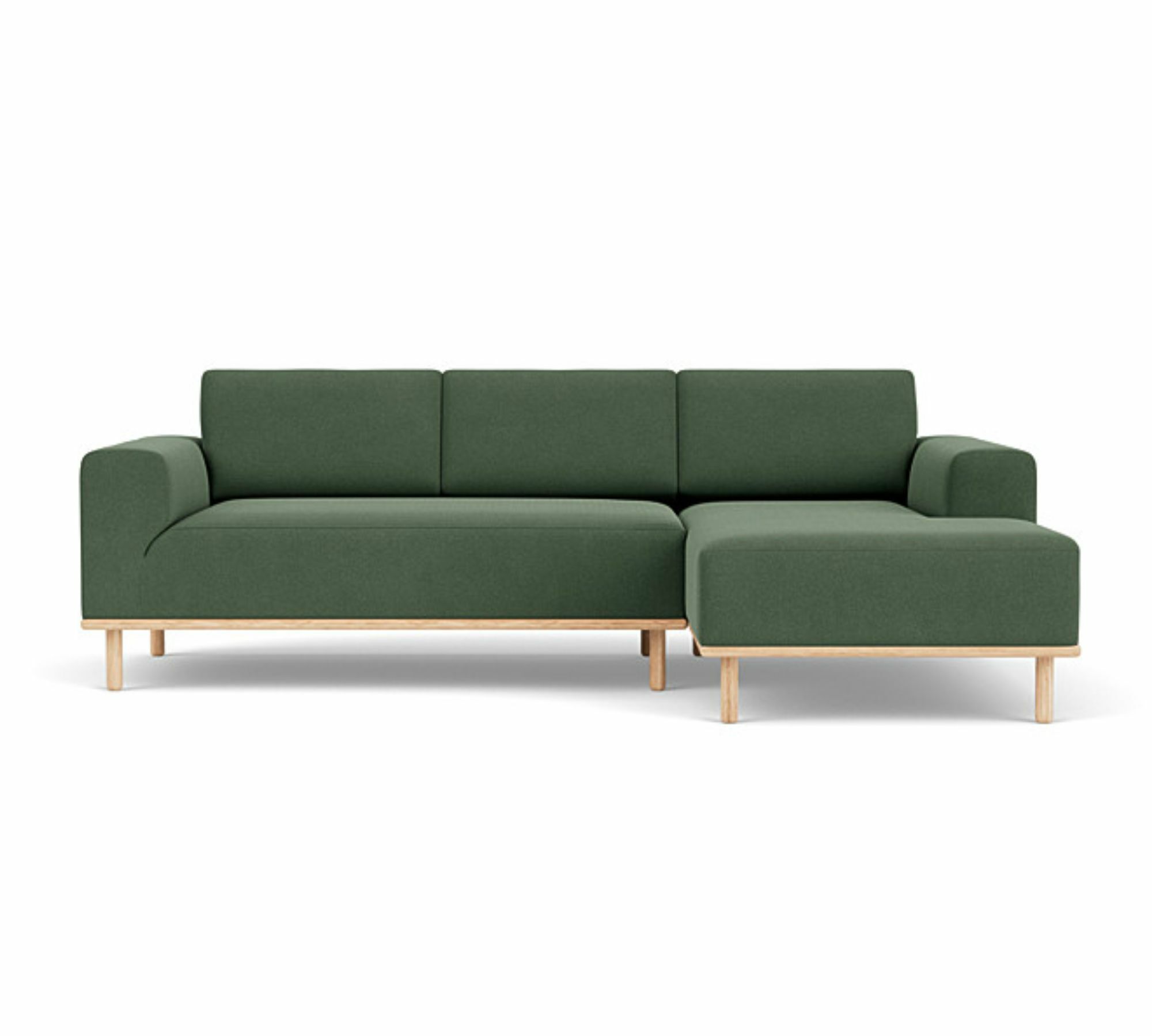 Vilmar Sofa 3-Sitzer Récamiere Rechts Cura Dark Green 0