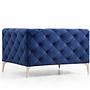 Como armchair Navy blue 2