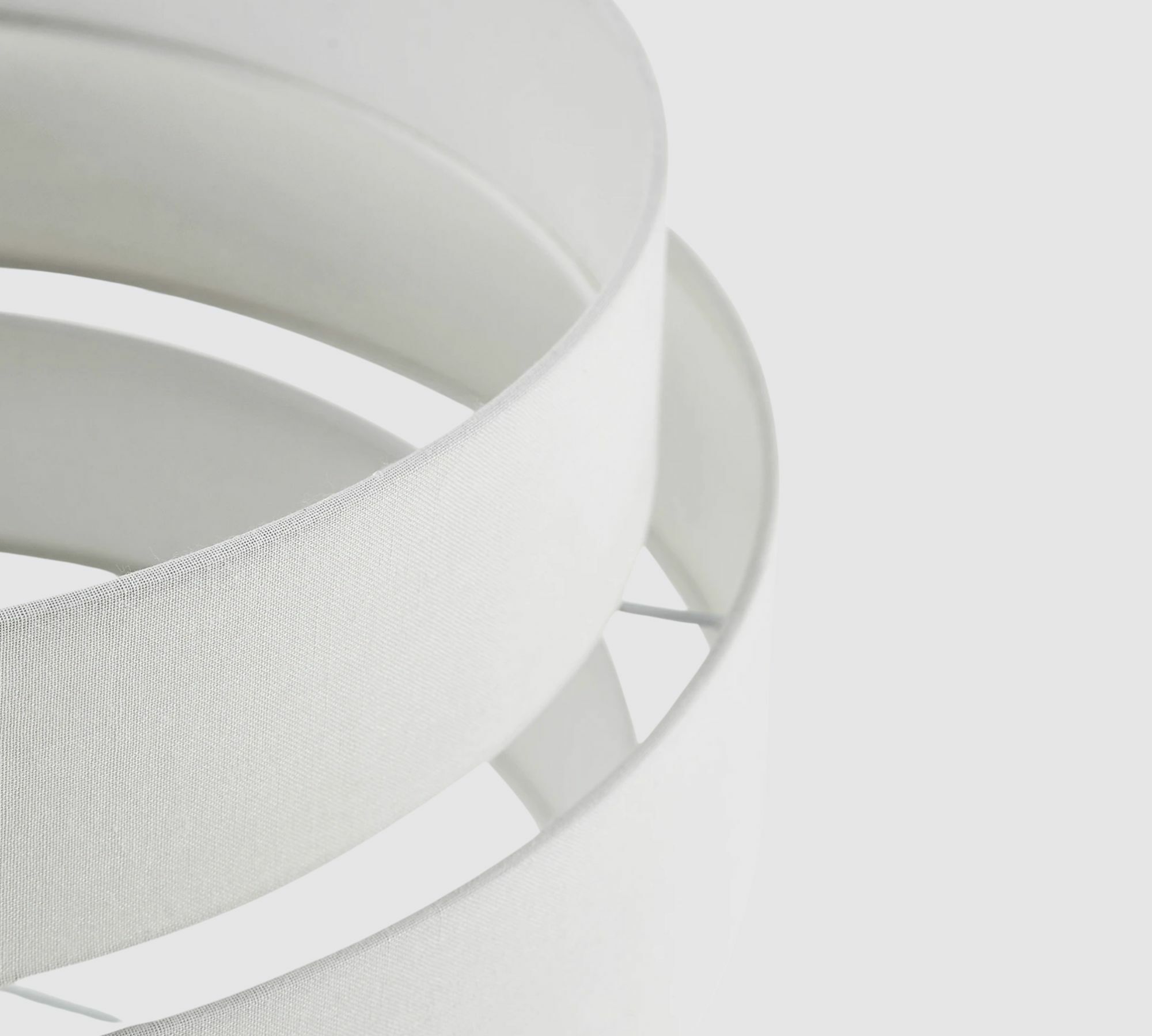 Deckenleuchte Ella Leinen / Eisen 1-flammig Beige 2