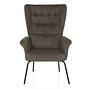Havenio Armchair Fabric Dark Grey 0