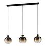 Pendant Light Oilella 3-Light Smoked Glass Brown 4