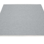 Mono Teppich Grau 0