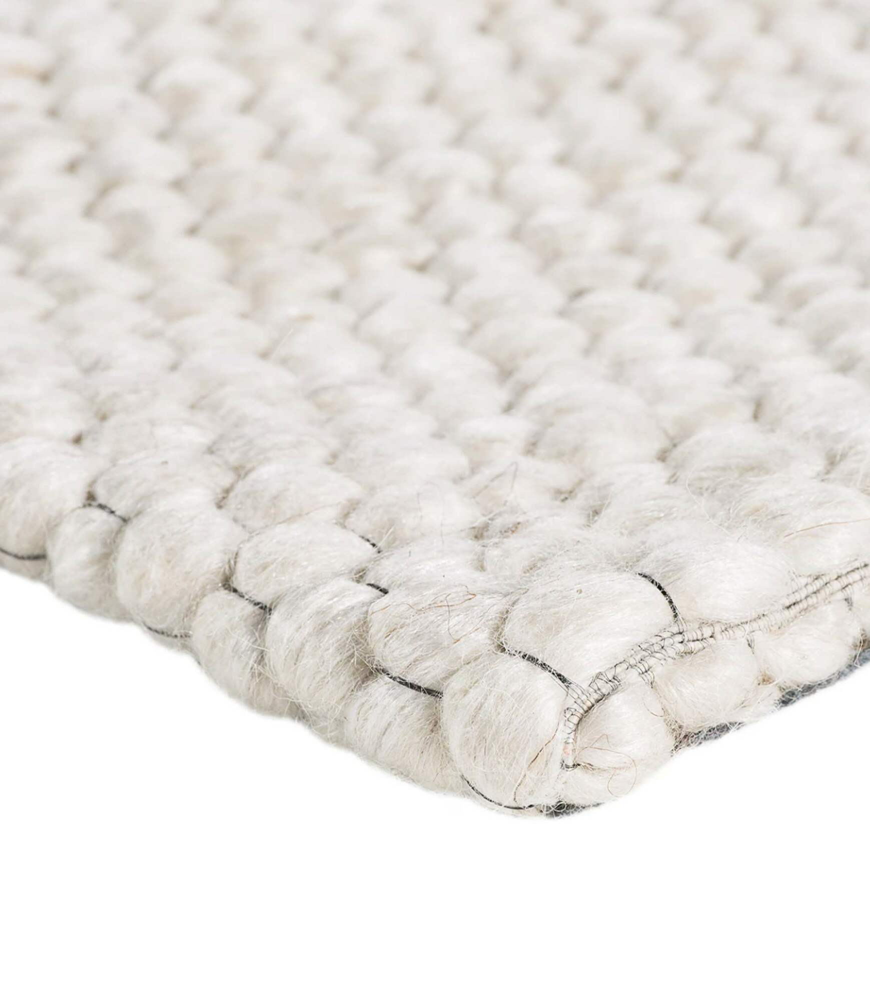 Teppich Mischgewebe Creme 160 cm x 230 cm 1