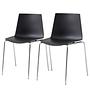 2x Esszimmerstuhl Vestad Schwarz 1