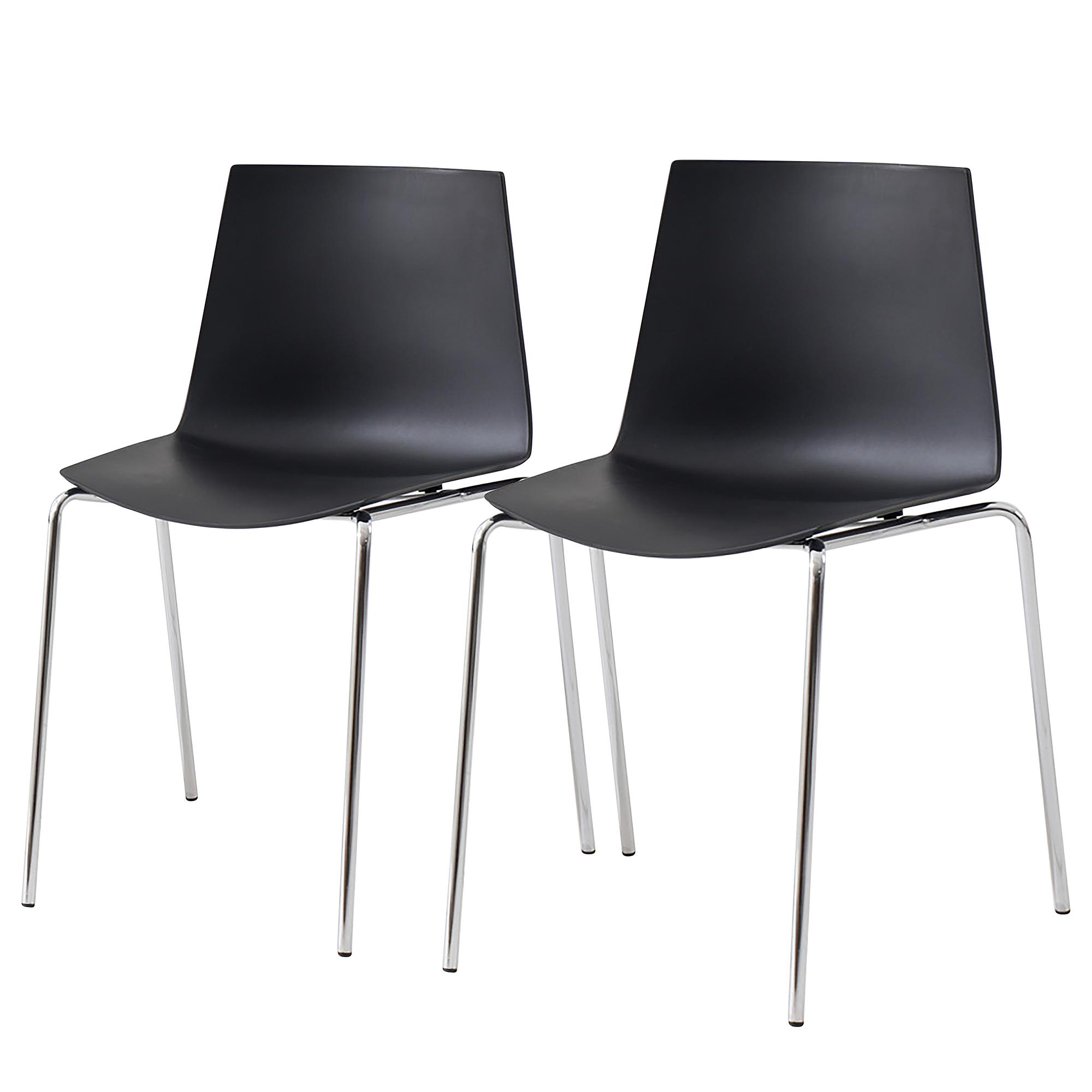 2x Esszimmerstuhl Vestad Schwarz 1