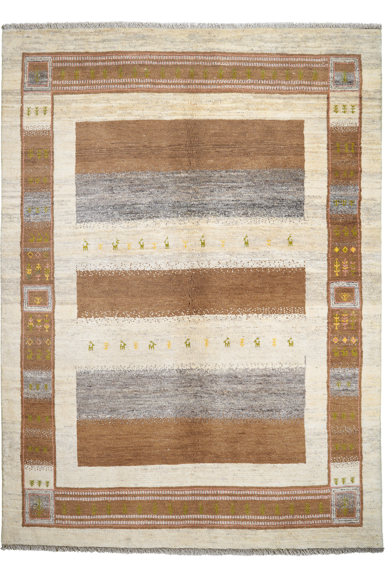 Rizbaf Gabbeh Rug Wool Multicolored 0