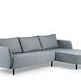 Sofa 3-Sitzer Chaiselongue Links Rechts Urban U311 Grau 5