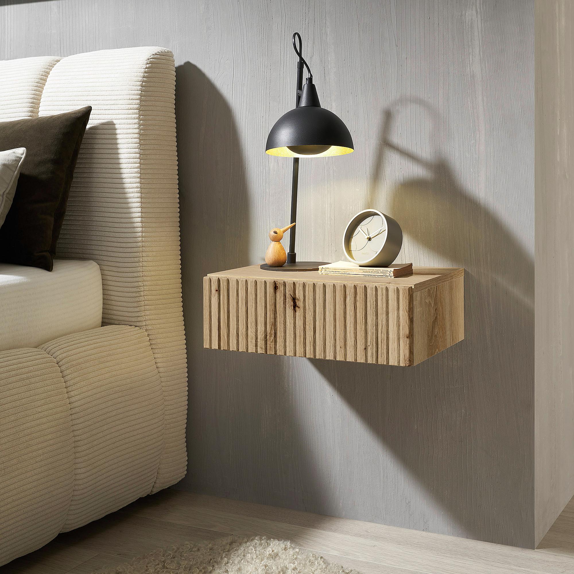 Floating Nightstand Narella Artisan Oak Decor 2
