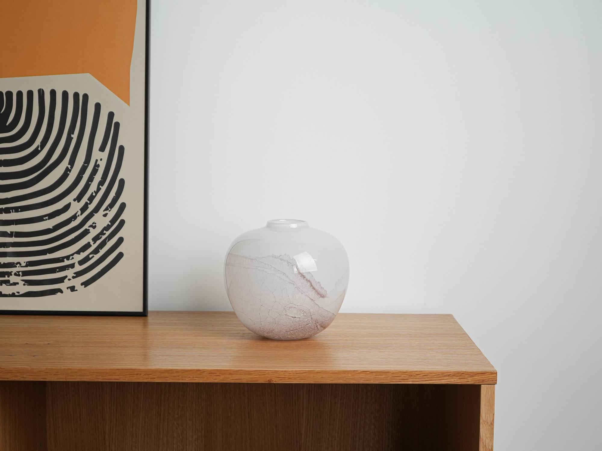 Glass vase 1970s 5