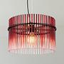 Pendelleuchte Gorley Typ I Farbglas Rot 0
