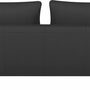 Marinus Sofa 2-Sitzer Leder Metall Dunkelgrau 3