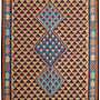 Kilim Senneh Tappeto Lana Multicolore 0