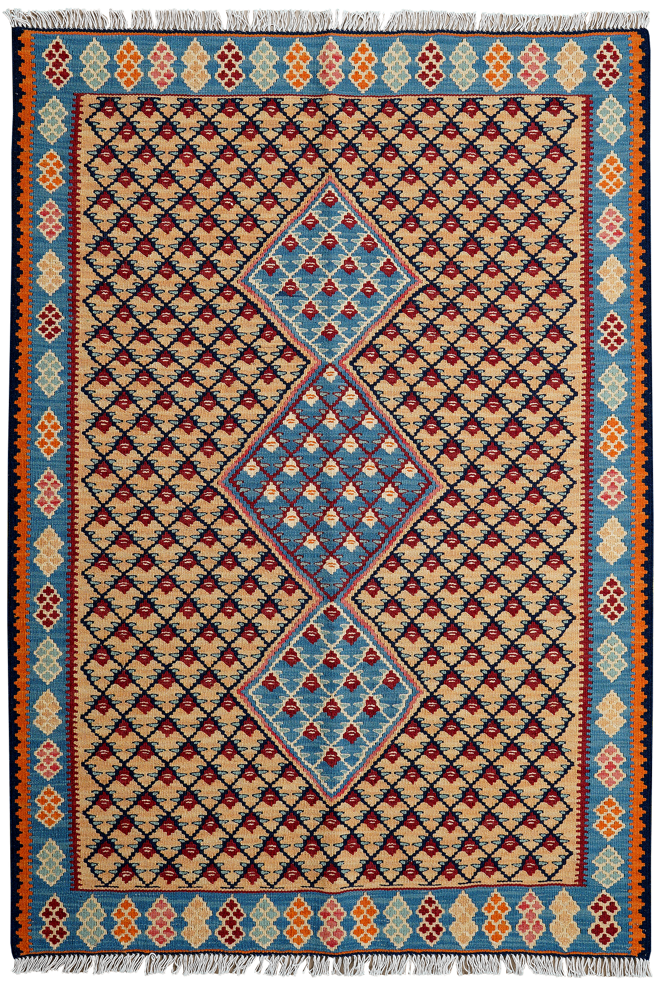 Carpet Senneh Carpet Wool Multicolored 0