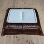 Togo Lounge Set 3-pc. High Gloss Leather Dark Brown 8